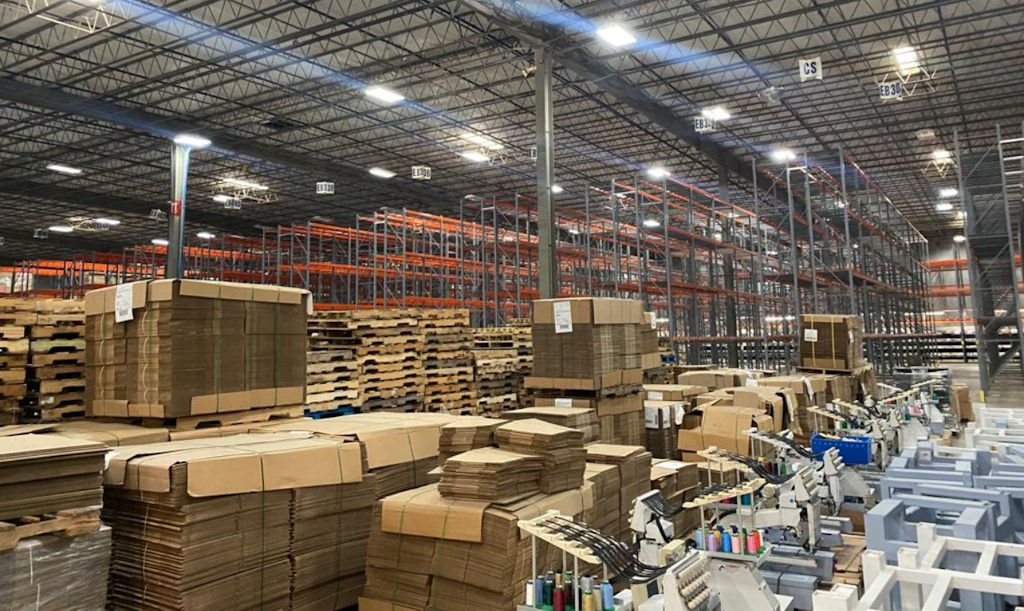 Pallet Racking Before Removal